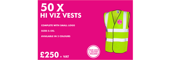 50 HI VIZ VESTS 