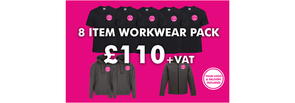 8 Item Workwear bundle with T-Shirt