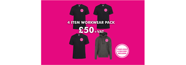 4 Item Workwear bundle with T-Shirt 