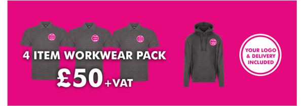 4 Item Workwear bundle with polo shirt