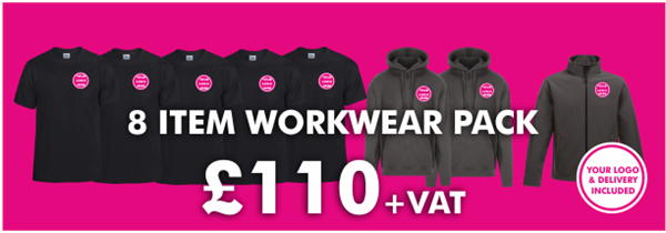 8 Item Workwear bundle with T-Shirt