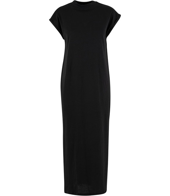 Women?s long extended shoulder dress