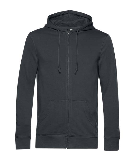 B&amp;C Organic zipped hoodie