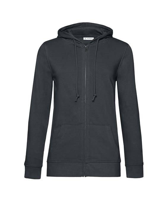 B&amp;C Organic zipped hoodie /women