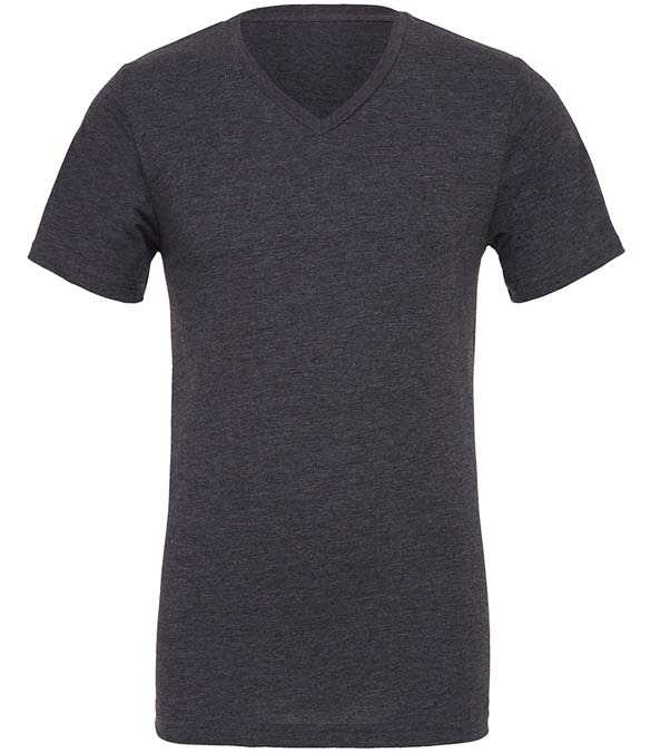 Canvas Unisex Heather CVC V Neck T-Shirt