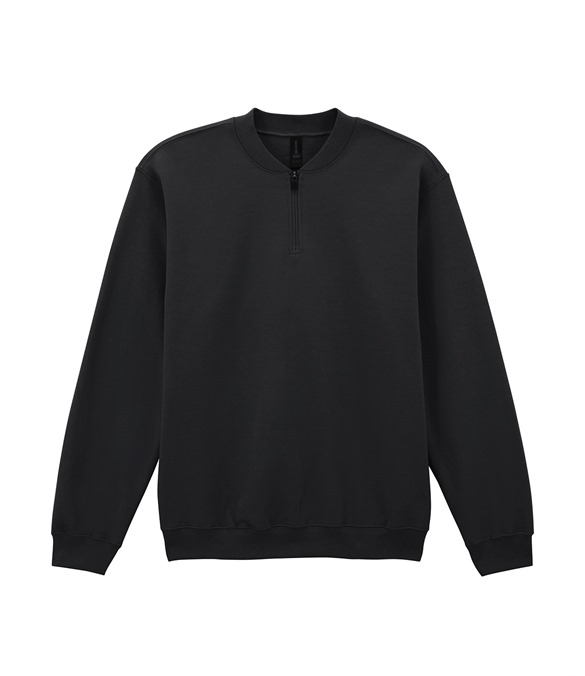 Softstyle? midweight adult fleece 1/4-zip sweatshirt