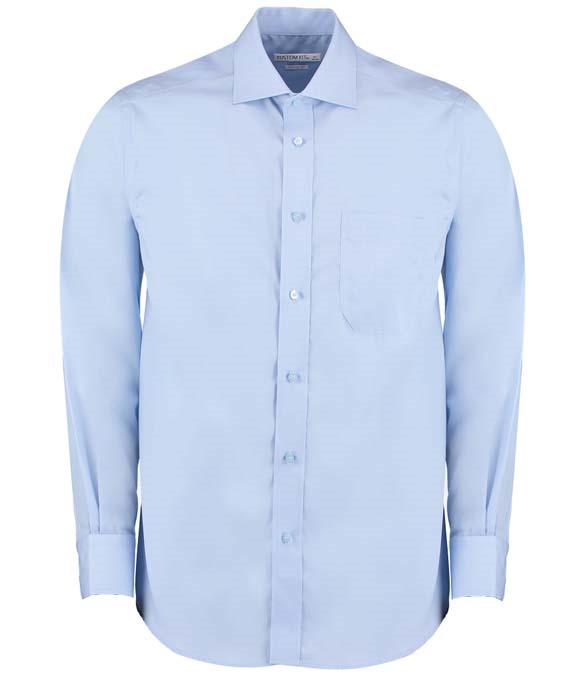 Kustom Kit Premium Long Sleeve Classic Fit Non-Iron Shirt