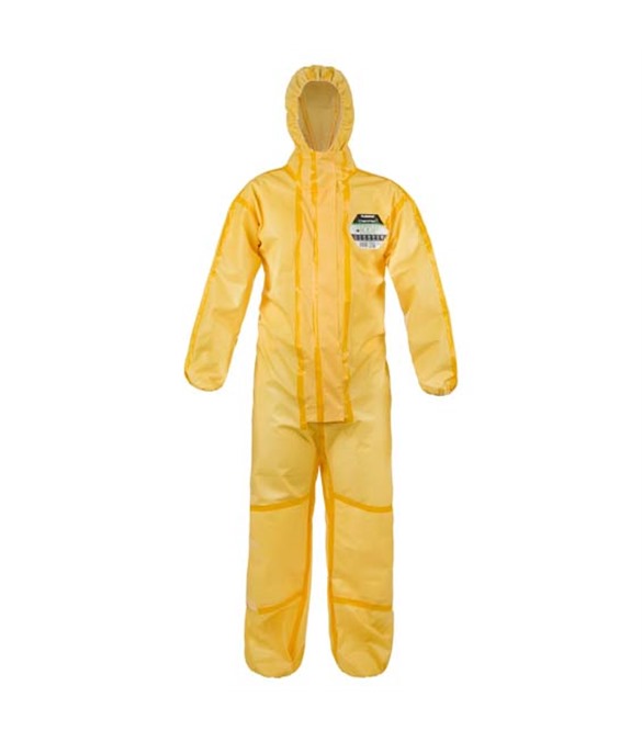 ChemMAX 1 Yellow Coverall with Hood
