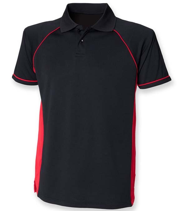 Finden and Hales Performance Panel Polo Shirt