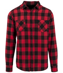 Checked flannel shirt