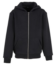 Kids fluffy zip hoodie