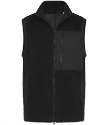 Front Row Recycled Sherpa Gilet