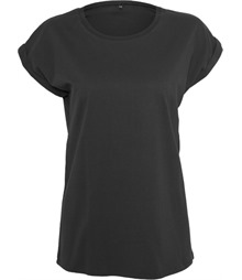 Women's extended shoulder tee