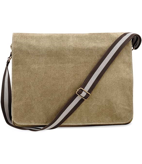 Quadra Vintage Canvas Despatch Bag