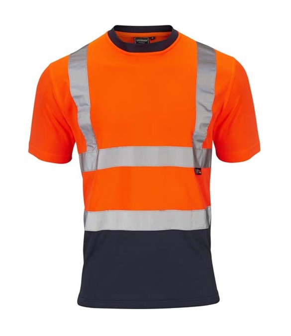 Supertouch Hi-Vis 2 Tone Orange T-Shirt