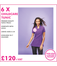 6 x Childcare Tunic 