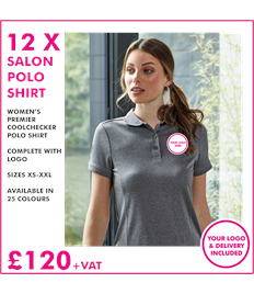12 x Women's Premier salon polo 