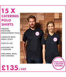 15 x Premier Catering Polo