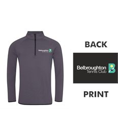 Belbroughton Men's half zip sweat top 