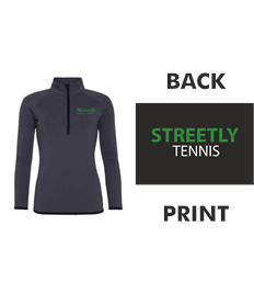 Streetly Ladies Team members half zip top