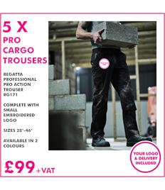 5 X Regatta Cargo Trouser 